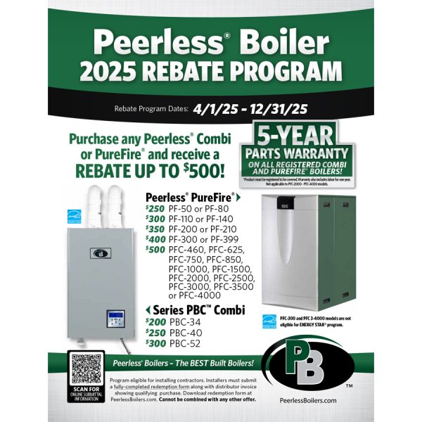 Peerless Boiler Rebate 2025