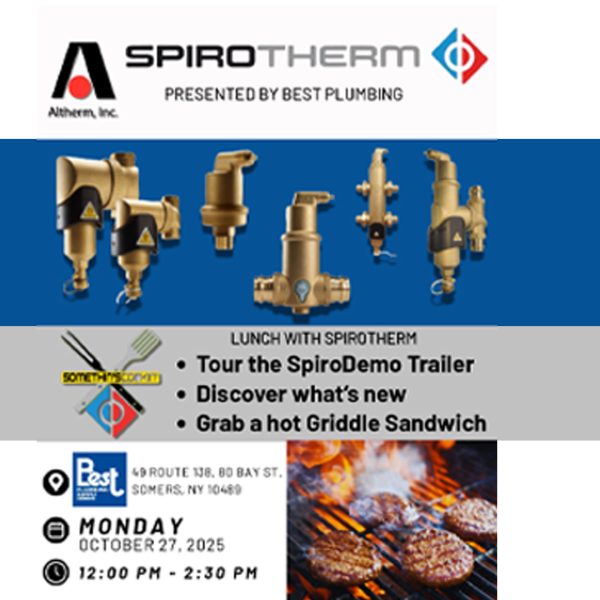 Take a break and join us for lunch! Between 12 PM and 2:30 PM, stop by the SpiroDemo Trailer for a quick tour, a chat, and a fresh-grilled sandwich hot off the griddle.